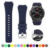 Ремешок 20 мм 22 мм для Samsung galaxy watch4 44 мм/40 мм 5 pro active 2 Gear s3, силиконовый браслет Correa, браслет Huawei Watch gt2/3/2e