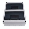 Distribution Box 24 Way IP65 Waterproof Plastic Junction Case Transparent Cover for MCB
