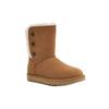 UGG Женские зимние ботинки Bailey Snaps, теплые, прочные, амортизирующие, нескользящие, модные, повседневные, плюшевые, до середины голени, коричневые 1127151-CHE