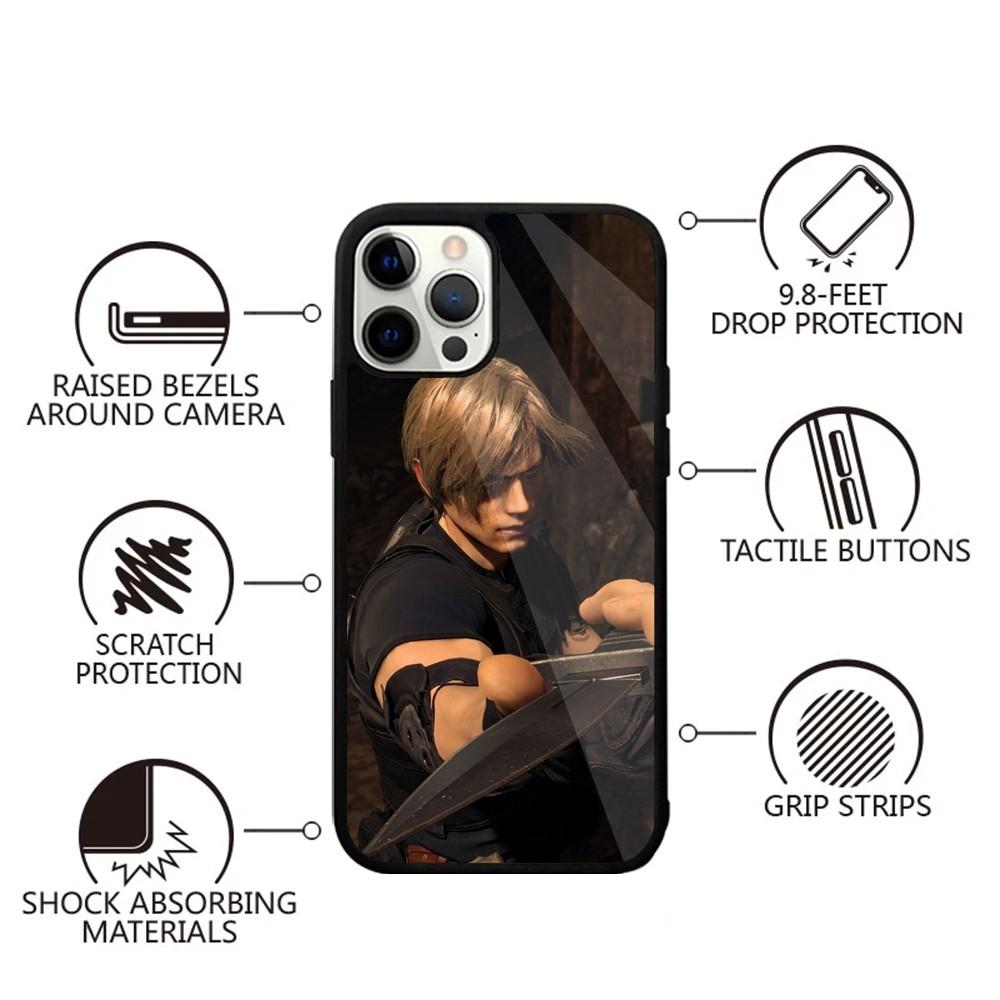 Чехол для телефона Game R-Resident E-Evils для iPhone 15,14,13,12,11,Plus,Pro,Max Mini Magsafe Магнитная беспроводная зарядка