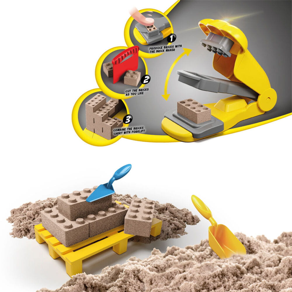 ART CRAFT Kinetic Sand Sand Brick Making Kit Vehicles