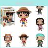 Набор аниме-фигурок Funko Pop One Piece с Луффи, Эйсом, Ло, Зоро. Идеально для коллекционеров