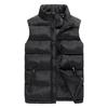 Sleeveless Thermal Casual Jacket for Lightweight and Available In Plus Sizes Men's Vest, Outdoors, Warm, Stand-Up Collar,
