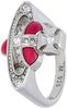 Кольцо DIAMANTE HEART M из латуни [Vivienne Westwood] Приблизительно. 13.5 6404016Z/01P383 [Предмет]
