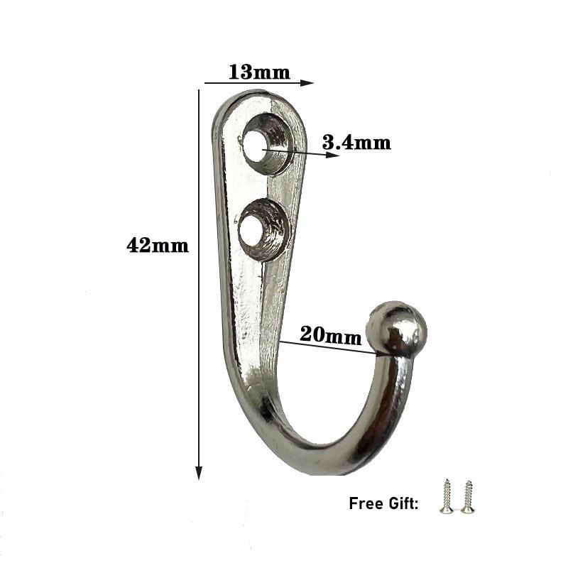 30/1 комплект крючков из сплава с винтами, настенные вешалки для полотенец, сумок, крючок для крышки, держатели для кухонной ванной комнаты, полки для хранения