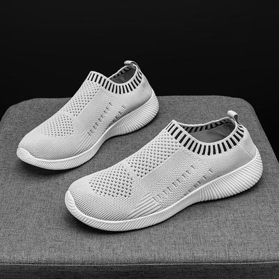 2024 Женская мода сетчатые спортивные дышащие ленивые мокасины с плоской подошвой нескользящие походные туфли женские кроссовки тренд теннис