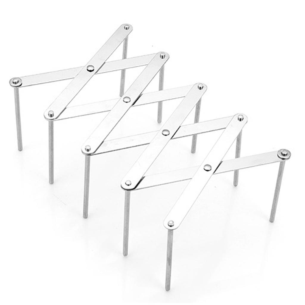 Dish Drying Rack Telescopic Stainless Steel Slip Resistant Adjustable Dish Drainer Organizer for Kitchen 1PCS