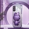 Милый 3D Кролик Макияж Зеркало Подставка Покрытие Чехол Для Samsung Galaxy A53 A33 A13 A52 A32 A72 A23 4g 5g Защитная Задняя Крышка A 52 53