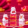 Мини-кошачья машинка, украшения, современные фигурки кошек удачи, фигурка кошки удачи, микропейзаж