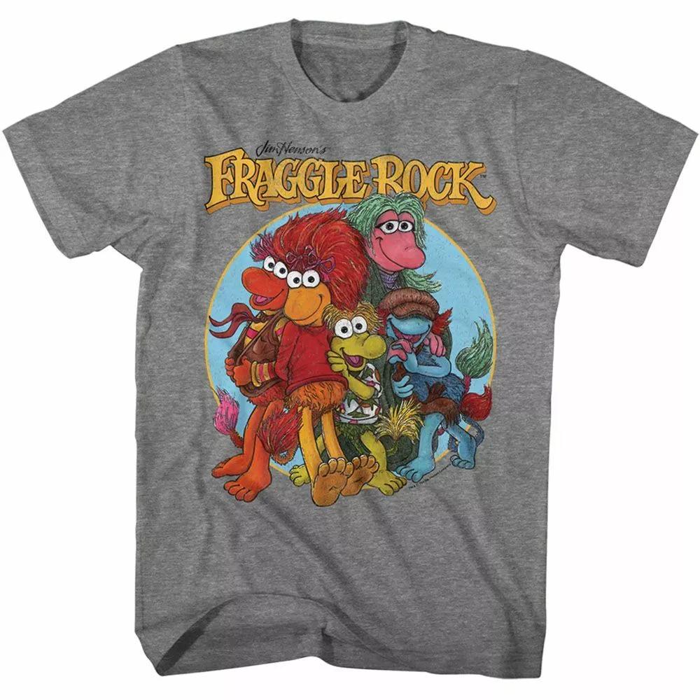 Футболка Fraggle Rock Drawn Fraggles графитовая