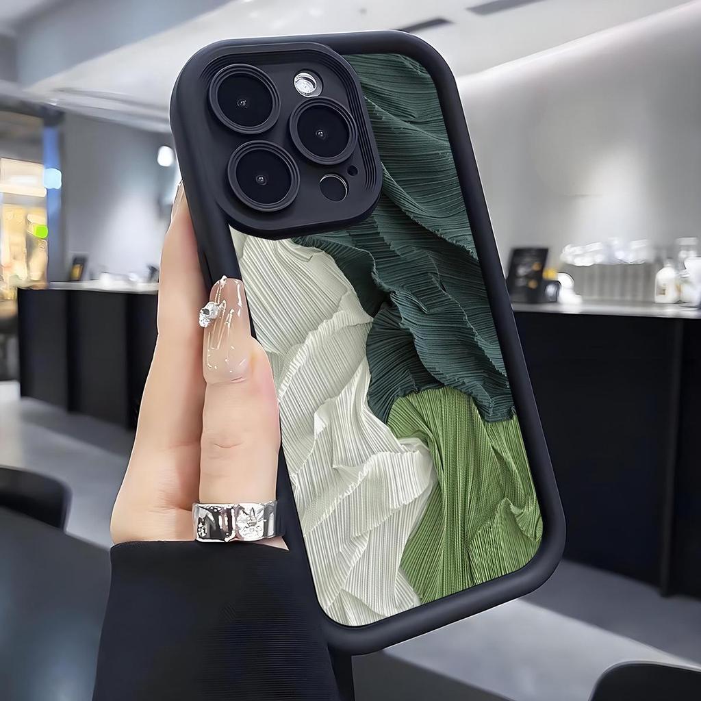Трехцветный алмазный песок, канавка на ступеньке, защитный чехол для iPhone 15/16/17