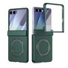 С защитной пленкой для верхнего экрана, чехол для Samsung Z Flip 5 6 7, магнитная подставка с поворотом из алюминиевого сплава, встроенный магнит N52, крышка