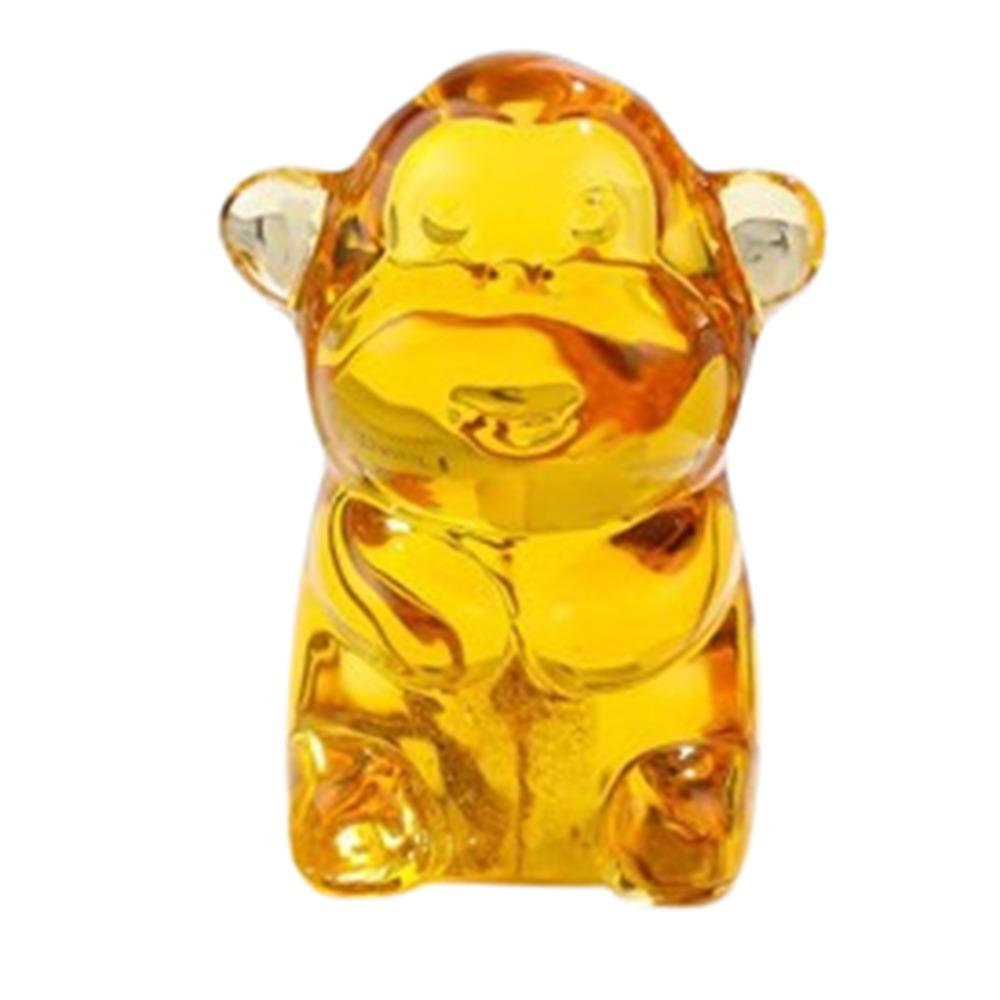 Хрустальные мультяшные фигурки животных Элегантная миниатюрная фигурка Настольное украшение