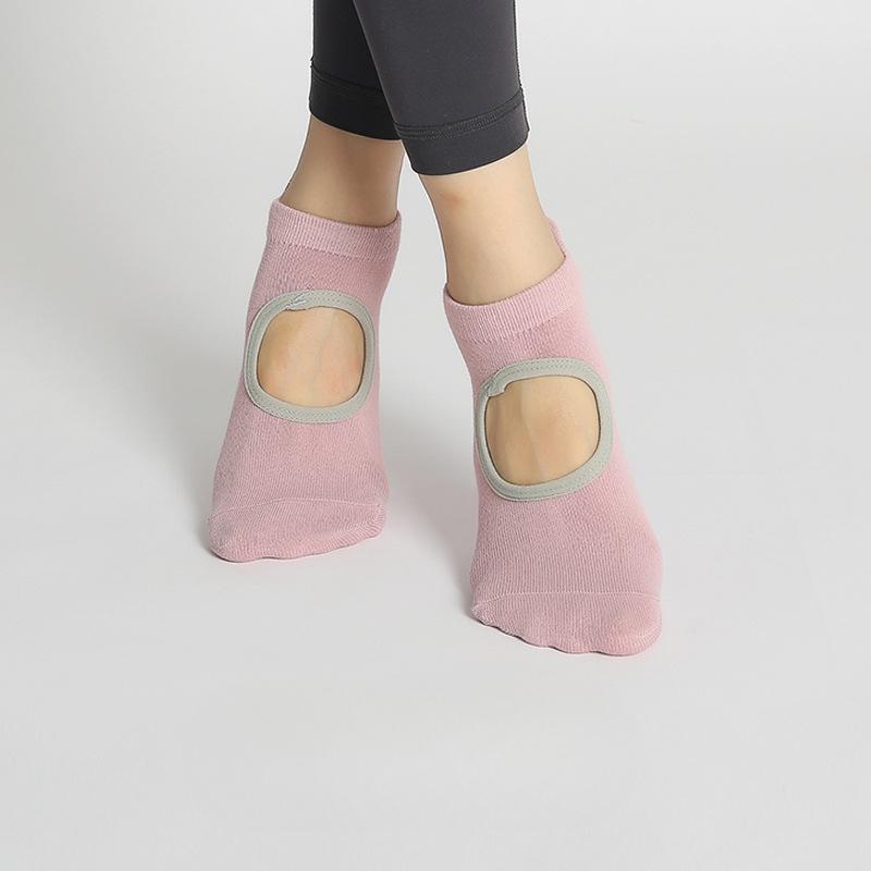 Women Spring and Summer Yoga Dance Sports Fitness Pilates Silicone Non Slip Socks
