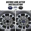 54mm 4pcs Car Wheel Center Hub Metal Emblem Cap Cover for Ford Focus 2 Mk3 F150 Mondeo C-Max Fusion Ranger Escort Explorer Kuga
