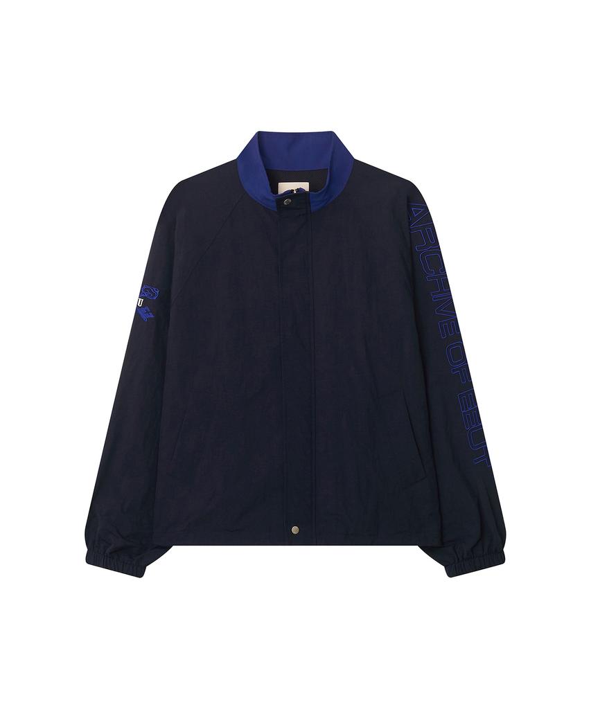 Eeut Archive Embroidered Track Jumper / Dark Navy