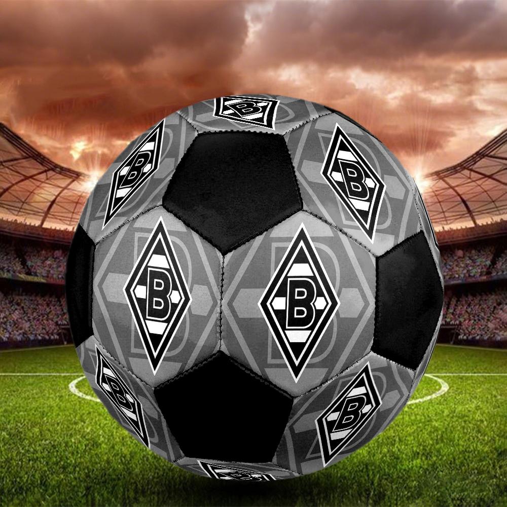 Borussia Indoor Soccer Ball Colorful Machine Stitched PVC Size 5 Team Training Competition Ready Durable High-Bounce Cool Sports Gift