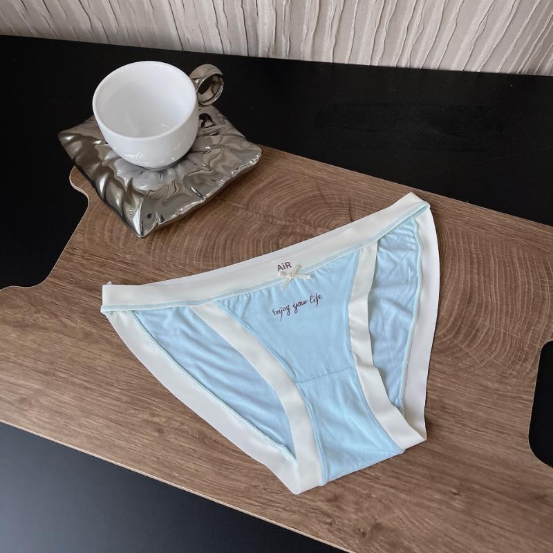 Бесшовное нижнее белье с высоким разрезом и большим эластичным бесшовным сексуальным женским треугольным бельем из чистого хлопка