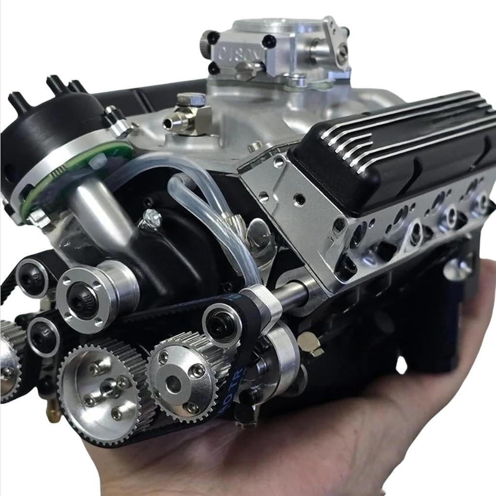 89%-Бензиновый V8 Малоблочный Двигатель Модели для Сборки Комплекты Двигателя V8 Бензиновый Собери Сам Stem Модель Двигателя V8 Мини Модель Двигателя V8
