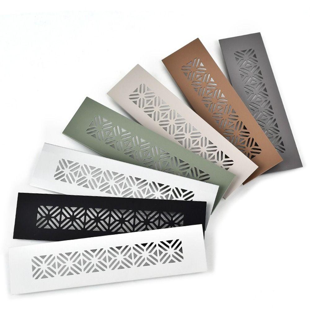 Rectangle Air Vent Decor Louver Ventilator Grille Cover Closet Shoe Wardrobe Accessories