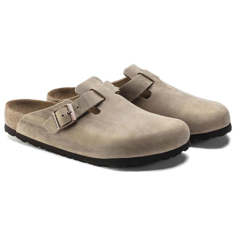 Birkenstock Бостон Без Специальных Функций Закрытые Тапочки Унисекс Светло-Коричневые 1018147