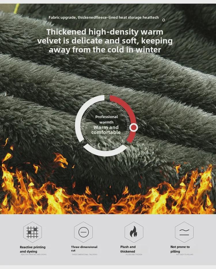 Men's Large Size Waterproof Winter Travel Jacket - Thick, Breathable, Medium-Long, Outdoor, Plus Velvet