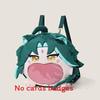 Мику Хацунэ Итабаг Мягкий Плюшевый Рюкзак для Девочек с Мультяшным Артом Регулируемая Сумка