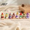 Xmas Gift Tags 16PCS Wooden Christmas Snowman Pendants, Colorful 2D Flat Hanging Ornaments, Festive Wall Knitted Hats And Scarves Decor Figures