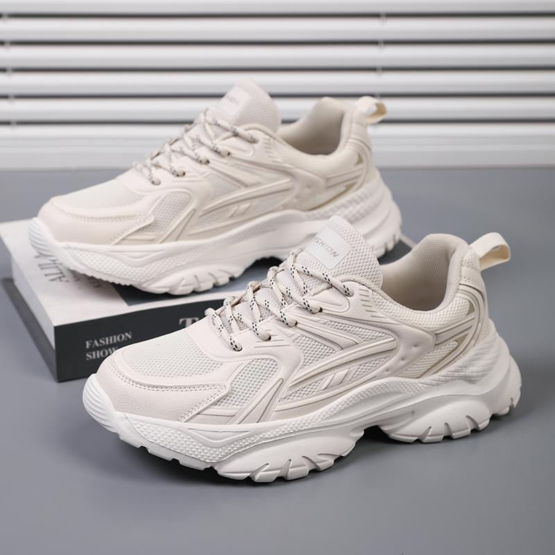 Всесезонные женские спортивные туфли, Дышащие женские спортивные туфли, Женские спортивные туфли на толстой подошве, увеличивающие рост