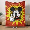 1pc, Mickey Mouse Themed Blanket, Seasonal Decorative Throw for Home Use, Soft Flannel Throw Blanket, Versatile & Cozy for Bedroom, Living Room, Trave