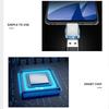 1pcs Car Type-C To USB 3.0 Interface Mini Converter Charging Adapter For Mercedes-Benz A B C E S Class W168 W169 W176 W177 W245 W246 W247