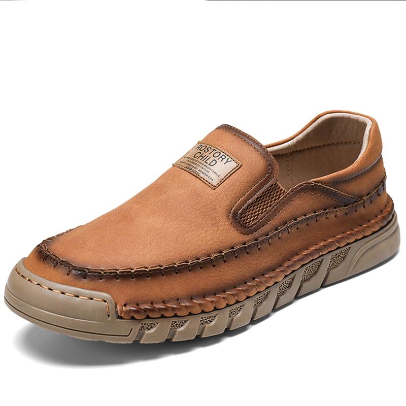 38-46 Уличная кожаная обувь Мужские кроссовки для хайкинга Обувь для вождения автомобиля Кожаная обувь большого размера Ботильоны