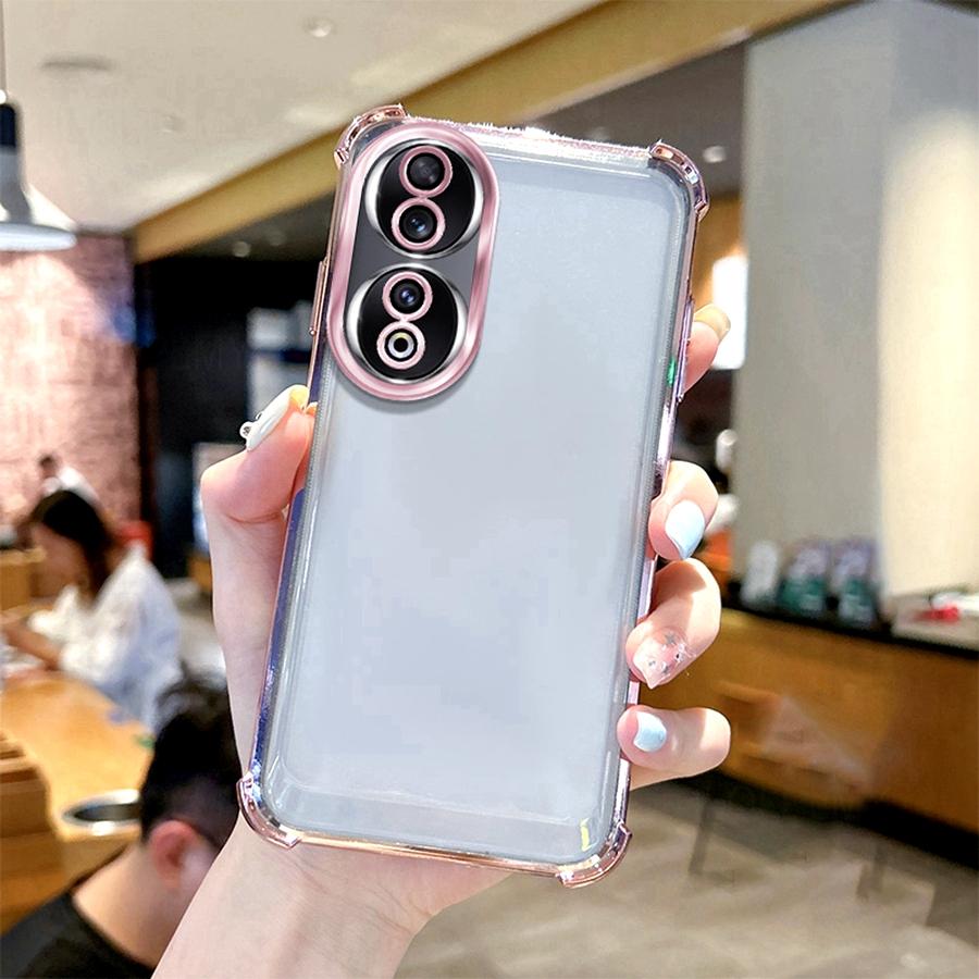 Shookproof Lens Case For Honor 70 90 200 Pro 400 Lite X7b X7 X9a X9b X7c X5b X6b X6a X8c X7a X8b X8a X9c Plating Silicone Cover