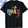 Подарок для поклонников винтажных BMX велосипедов Мальчики Подростковый велосипед BMX Футболка Хлопковые футболки с принтом Хлопковая мужская одежда Топы Camisas Streetwear