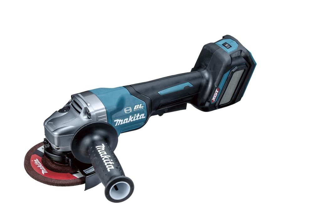 Makita 125mm Angle and Case Sold GA020GZ Grinder, 40Vmax, Battery, Charger, Separately,