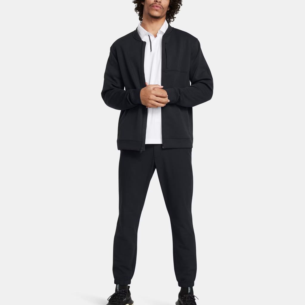 Under Armour Куртка Tour Tips Solid Color Golf Flight Jacket Men Jacket Black 1383148-001