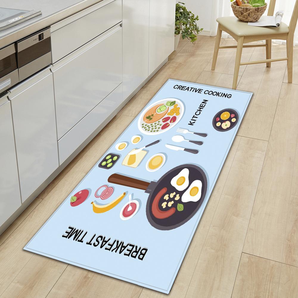 Кухонный ковер, коридор, крыльцо, дверной коврик для гостиной, детский коврик, нескользящий напольный коврик для двери ванной комнаты