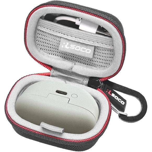 Жесткий кейс RLSOCO для Sony WF-1000XM5 Лучшие полностью беспроводные наушники с шумоподавлением (черный)