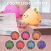 Cute Pumpkin Night Light Silicone Mushroom LED Sleeping Lamp Rechargeable Bedside Touch Nursery Nightlight For Kids Room