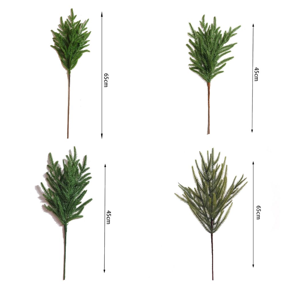 Christmas Tree Artificial Pine Branch Green Simulation Pine Needle Fake Pine Cone  Hotel Office