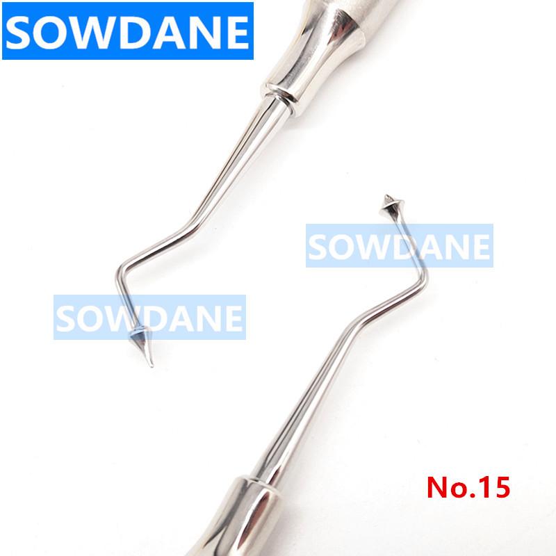 1 piece Dental Resin Composite Filling Instrument Filler Spatula Plastic Double Ends Stainless Steel