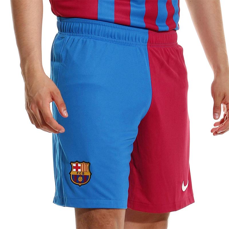 Nike Футбольные тренировочные шорты Color Block SW Fan Edition 21-22 сезона Barcelona Home Мужские шорты Красные Синие CV8148-427