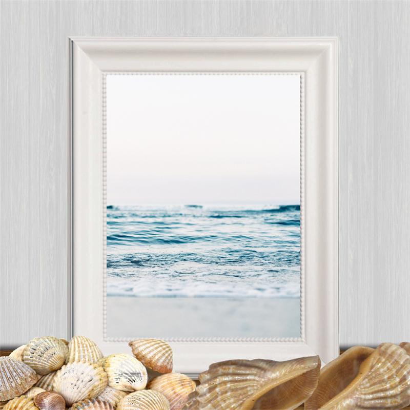 Прибрежный декор, пляж, настенные постеры, картины для гостиной, морской пейзаж, холст, картина, скандинавский современный домашний декор, без рамки