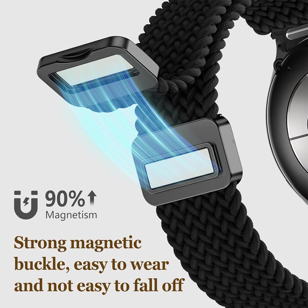 Магнитный плетеный ремешок для Samsung Galaxy Watch 7 6 4 classic/5 Pro/FE 44мм 40мм 45 46 47 мм браслет correa Galaxy watch 7 Ремешок