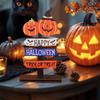 Halloween Decorations Desktop Ornaments Wooden Pumpkin Table Small Ornaments Atmosphere Layout New Scene Props Table
