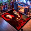 Fiery Romance: Love Amidst Flames carpet floor mats printing Fashion Protective pad Dormitory decoration