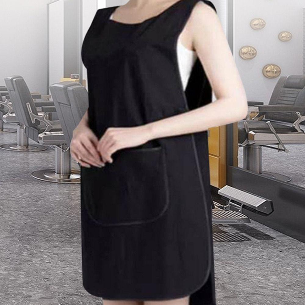 Водонепроницаемый бытовой фартук из канваса, кухонный фартук, стиль с нагрудником, комбинезон для выпечки, салонная парикмахерская