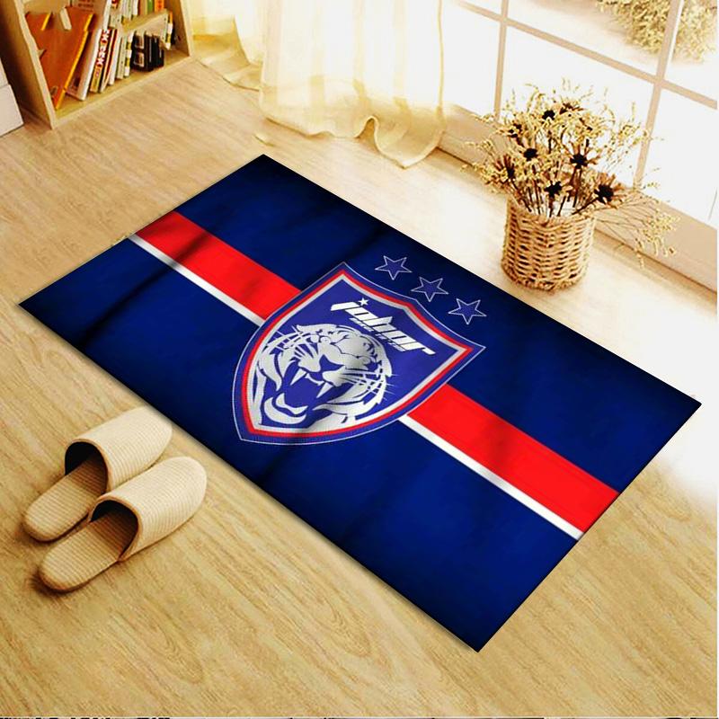 Johor Darul Ta'zim FC Carpet Rug for Living Room Bedroom Home Sofa Decoration,Kids play Non-slip Floor Mat