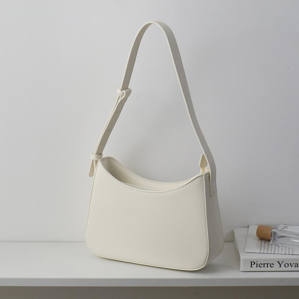 Простые универсальные сумки подмышками женские осенние новые корейские однотонные сумки для поездок на работу повседневные винтажные сумки через плечо на одно плечо