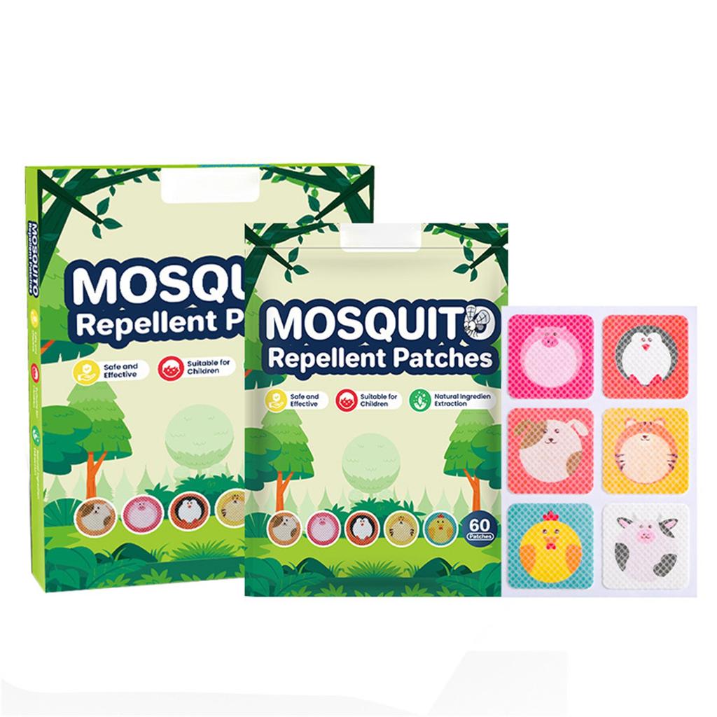 Летнее средство от зуда Mugwort Mosquito для детей, средство от укусов комаров, нежный свежий аромат для взрослых и детей, 120 шт.